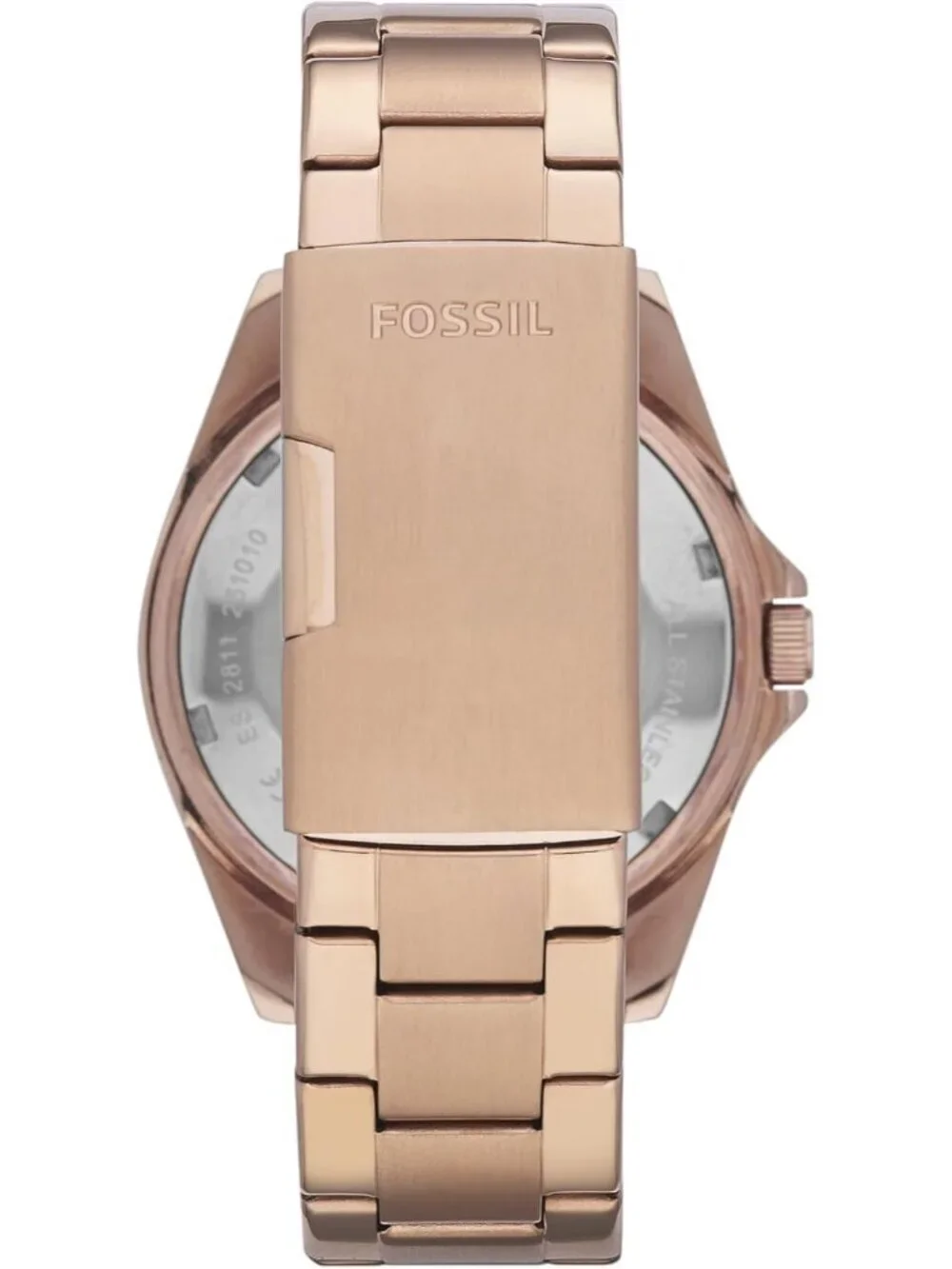 Fossil Women's Rose Gold Analog Quartz Riley Stainless Steel Multifunction Watch